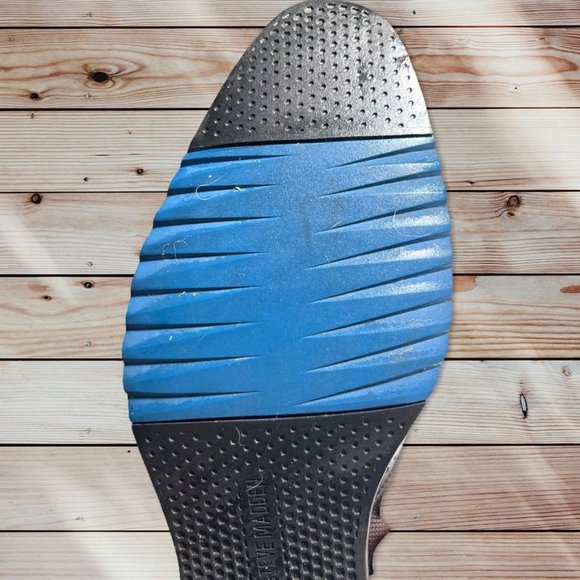 Steve Maddon Langdon Black Wingtips Size 10 - Picture 8 of 10